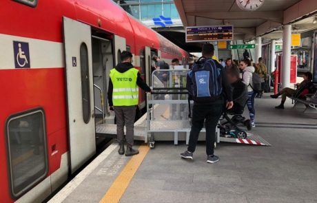 יום זכויות בעלי מוגבלויות: ברכבת מדווחים על שיא במספר הנוסעים עם מוגבלויות המשתמשים ברכבת