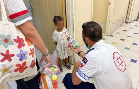 מתנדבי מד״א התנדבו בבית חולים לזיכרה של לוחמת מג״ב שיראל אבוקרט ז״ל
