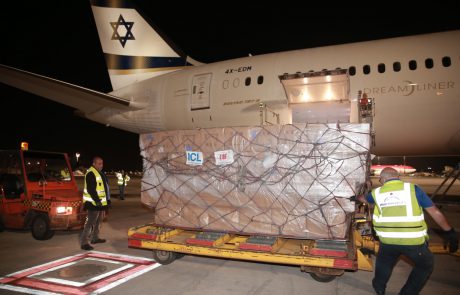 יותר מ-6 מיליון מסיכות ומאות אלפי פריטי ציוד התגוננות מקורונה נחתו הבוקר בישראל
